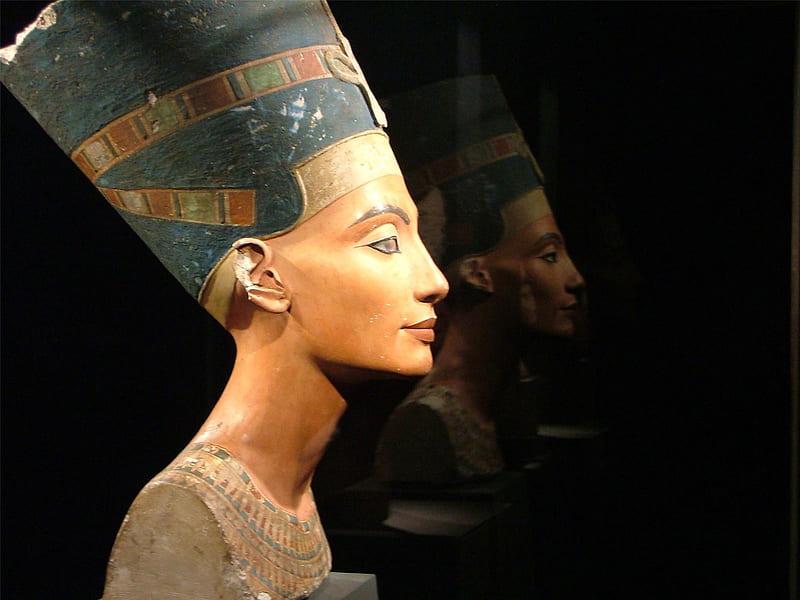 Nefertiti, graphy, bust, pharaoh, abstract, egypt, HD wallpaper