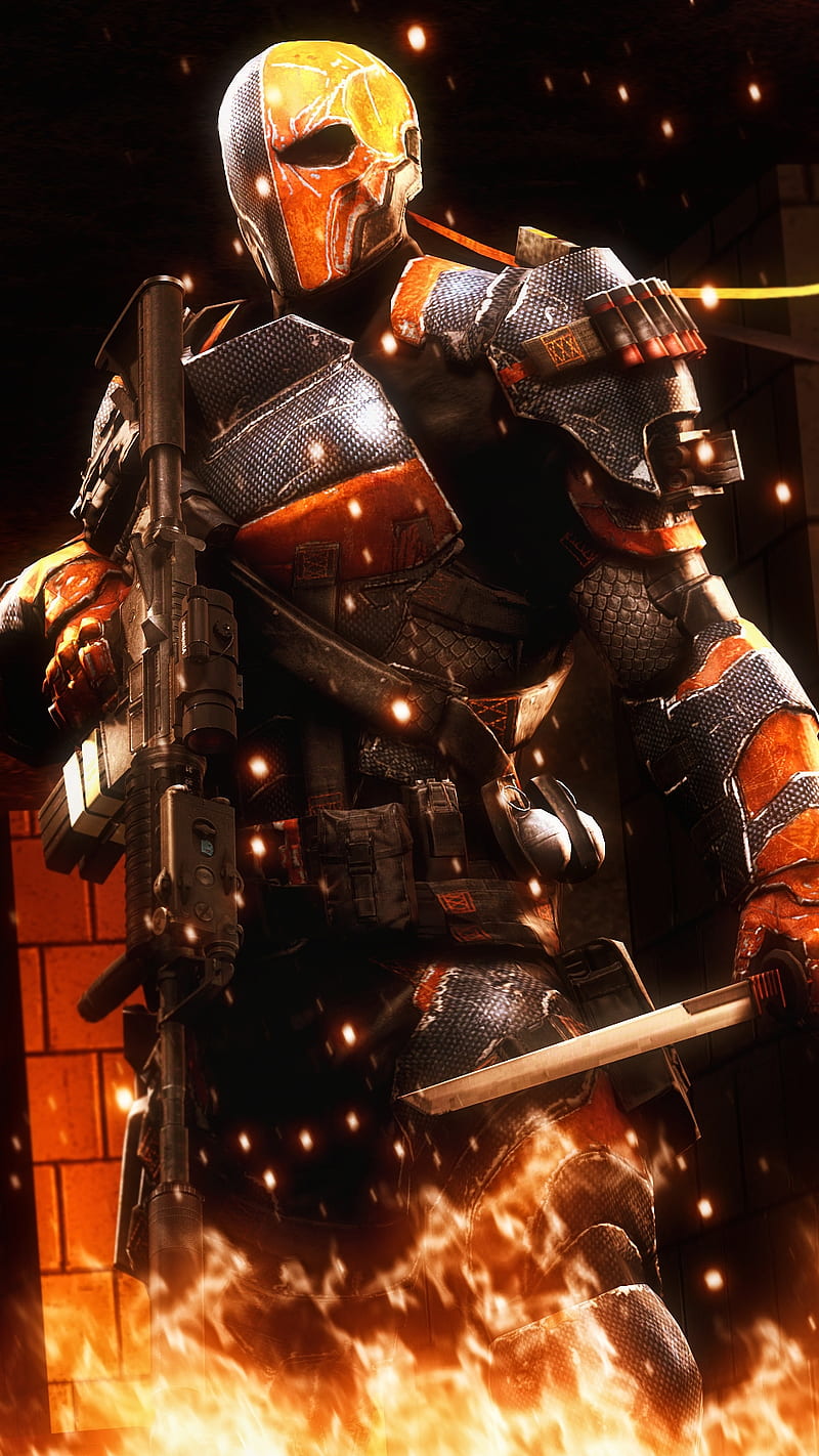 Deathstroke, awesome, cool, dc, HD phone wallpaper