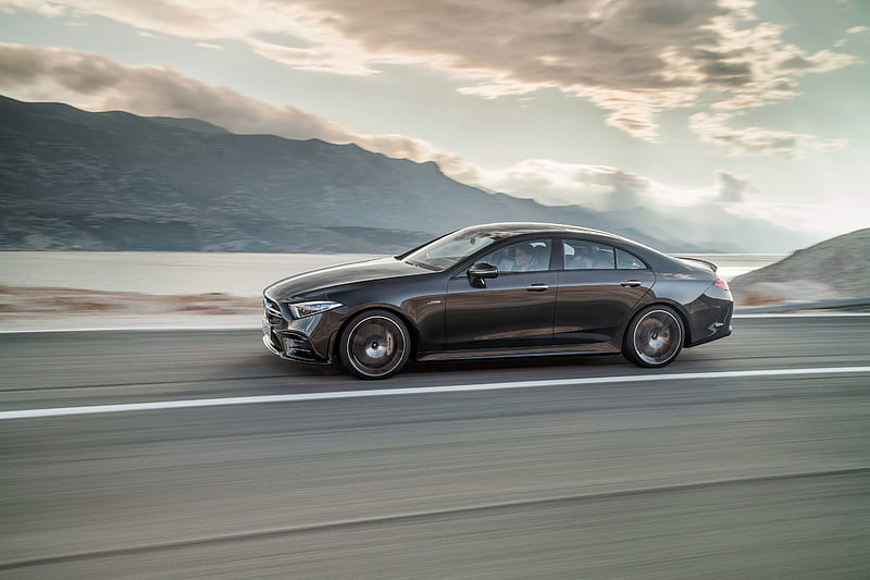 Mercedes-Benz CLS53 AMG, 2019, tuning, luxury black CLS53, new CLS, Mercedes, HD wallpaper