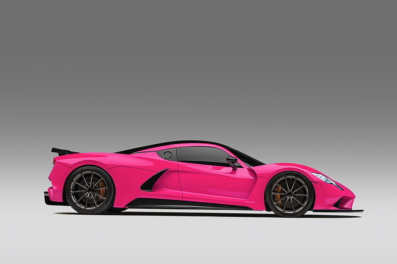 Hennessey Venom F5 in Hot Pink, aerodynamic, sports car, black, sexy, luxury, USA, exotic, America, texas, expensive, hot pink, HD wallpaper