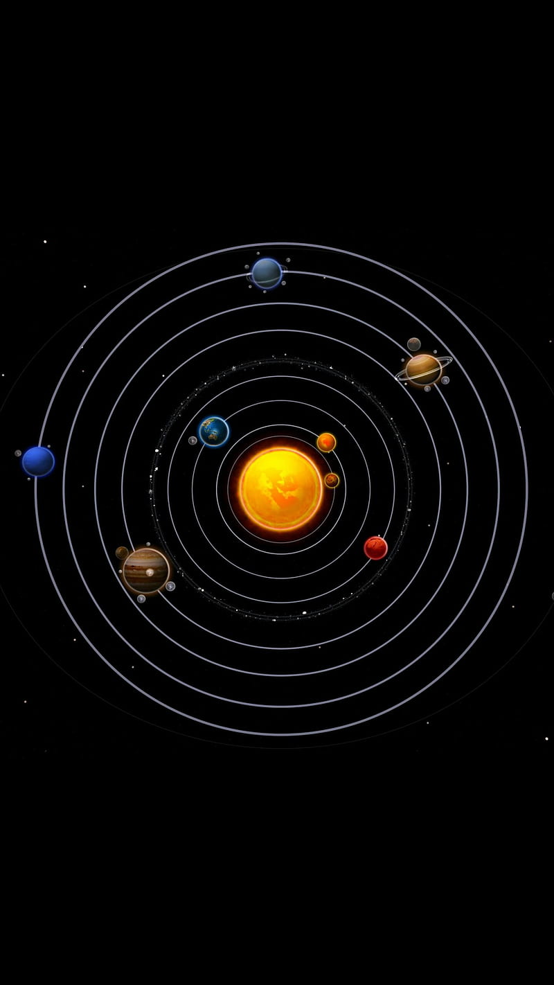 orbit, earth, galaxy, jupiter, mars, moein, saturn, space, sun, venus, HD phone wallpaper