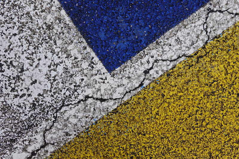 asphalt, paint, cranny, texture, surface, HD wallpaper