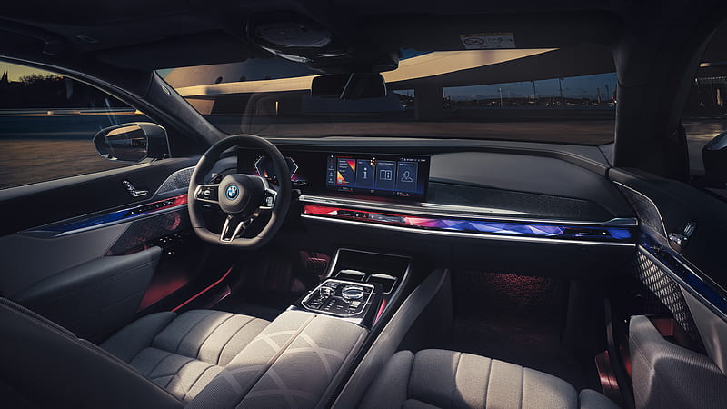 2023 BMW 7-Series, Sedan, Turbo, V12, car, HD wallpaper