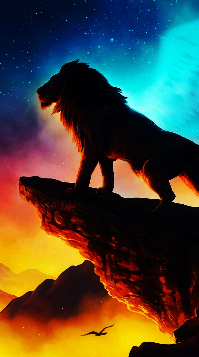 El rey león, azul, nube, color, tierra, leones, lobo, lobos, Fondo de  pantalla de teléfono HD | Peakpx
