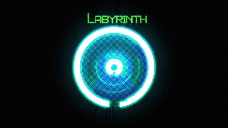 Labyrinth - hop Generated, odd, different, circles, circular, abstract, unusual, 3d, labyrinth, cs5, hop, ps, 64-bit, HD wallpaper