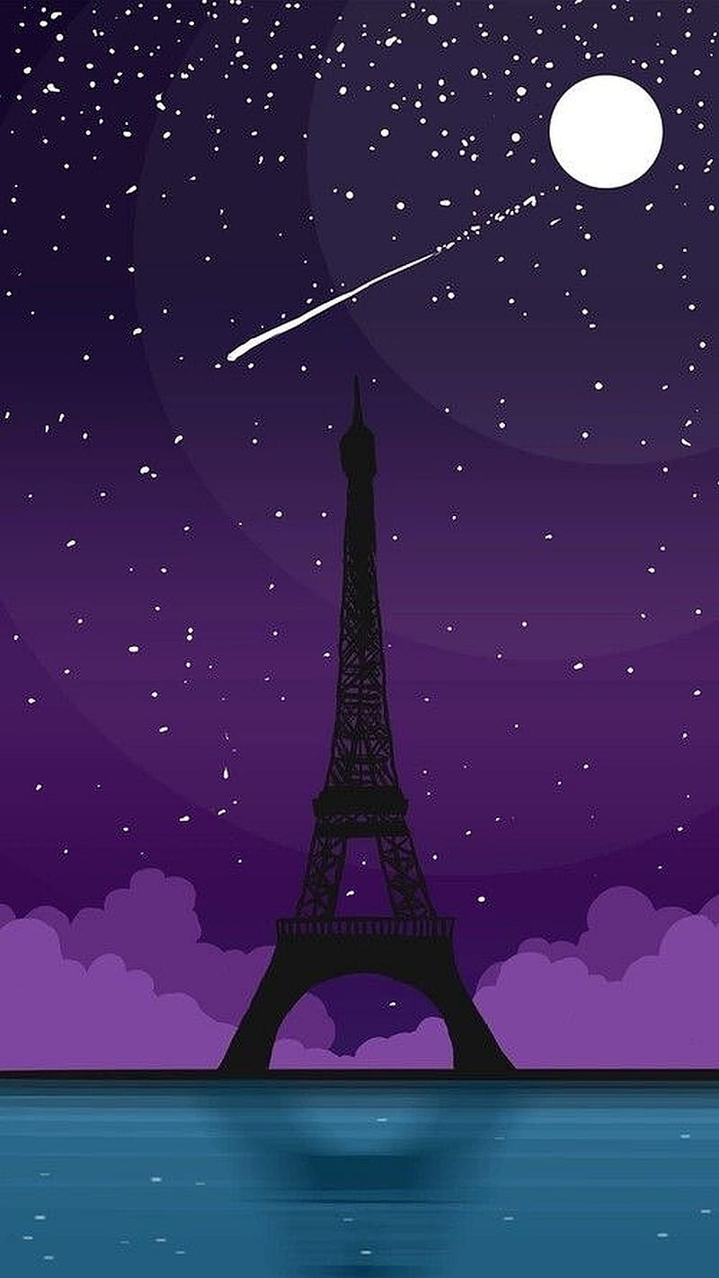 A Night in Paris, a night, in paris, HD phone wallpaper