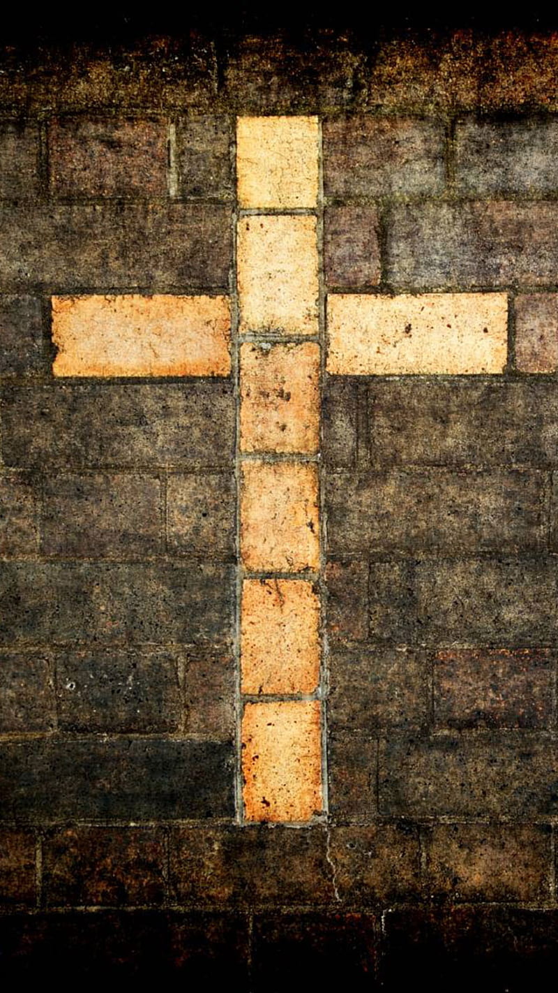 Rustic Cross, christian, wooden, woody, HD phone wallpaper