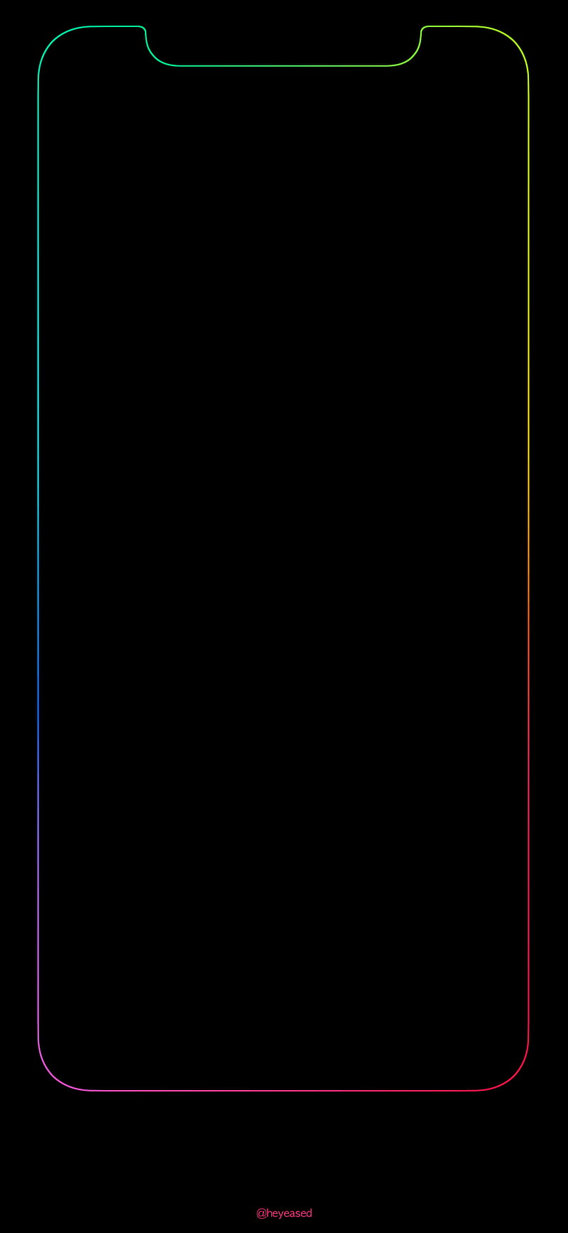 OLED 0001, dark, iphone, iphone x, neon, HD phone wallpaper
