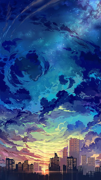 Anime City Phone Wallpapers  Top Free Anime City Phone Backgrounds   WallpaperAccess