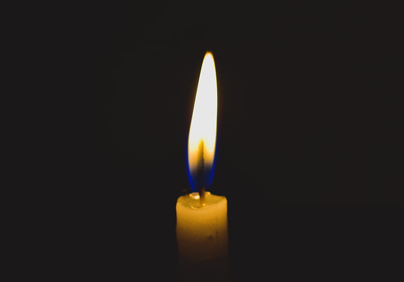 Candle, birtay, cake, candles, flame, hearts , light, night, patience, HD wallpaper