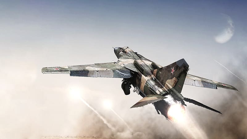 Aircraft, Military, Jet Fighter, Warplane, Mikoyan Gurevich Mig 23, Jet Fighters, HD wallpaper