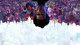 Spider-Man: Across the Spider-Verse Miles Morales Gwen Stacy 4K Wallpaper  iPhone HD Phone #8840h