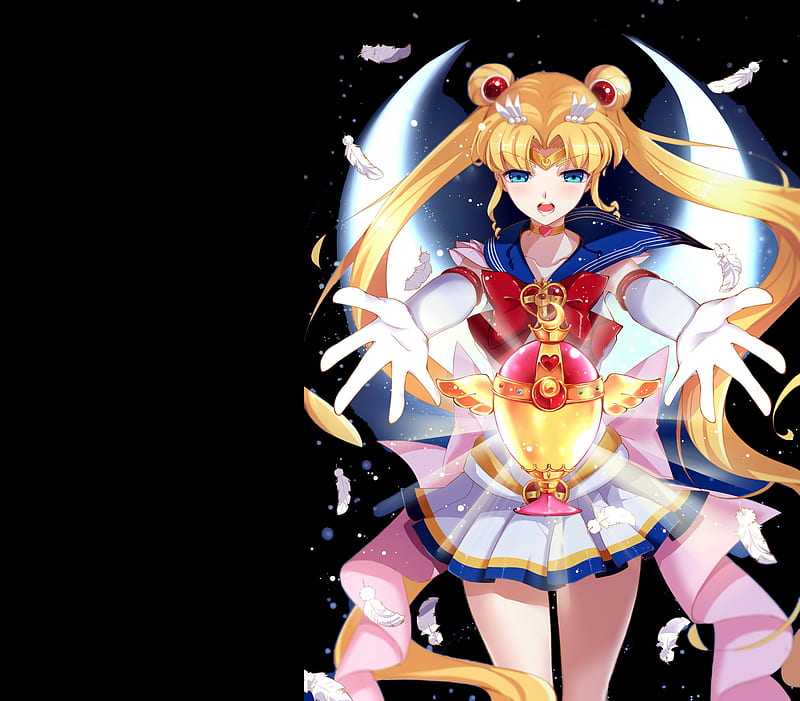Holy Grail, pretty, sparks, magic, sweet, eauty, serena, nice, fantasy, anime, feather, sailor moon, beauty, anime girl, long hair, twintail, black, blonde, sexy, cute, serenity, twintaisl, blond, bonito, twin tail, magical girl, tsukino usagi, hot, blue eyes, sailormoon, usagi, female, blonde hair, usagi tsukino, twin tails, princess serenity, blond hair, lovey, warrior, tsukino, girl, dark, magical, princess, HD wallpaper