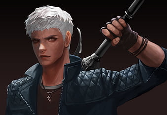 Wallpaper weapons, sword, art, guy, devil may cry, dante for mobile and  desktop, section игры, resolution 2480x1937 - download