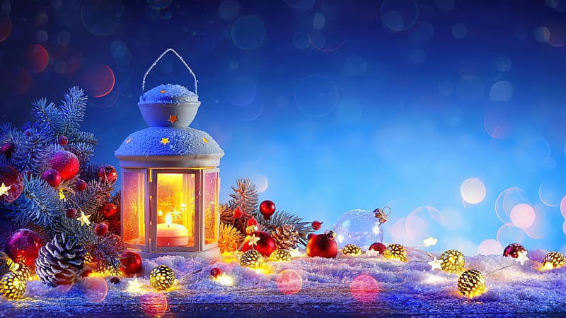 Christmas lantern, decoration, holiday, christmas, lights, beautiful ...