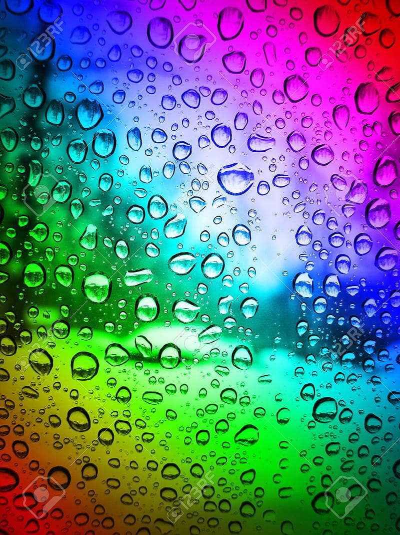 Colorful Rain Color Hd Phone Wallpaper Peakpx