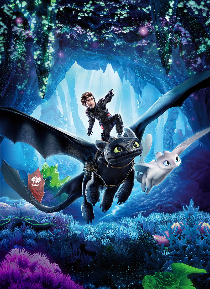 Toothless, dreamworks, animation, dragons, hiccup, HD phone wallpaper