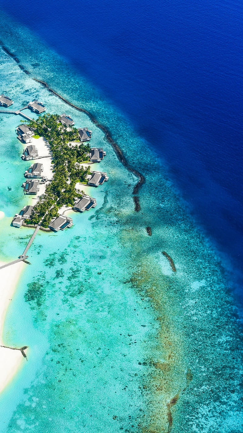 Mauritius, beach, blue, honeymoon, islands, tropical, vacation, villa, HD phone wallpaper
