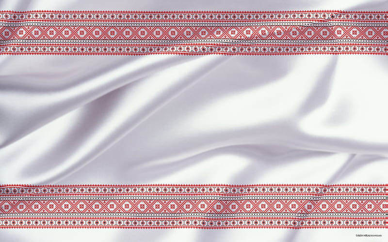 white silk, ukrainian ornaments, ukraine, national ornaments, ornament, HD wallpaper