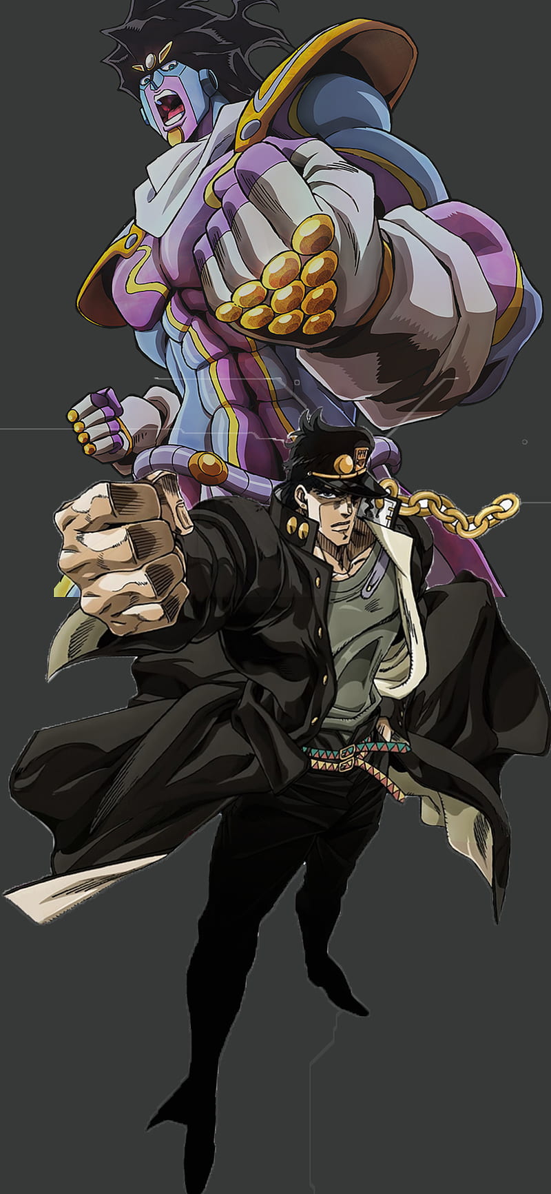 Res: 1920x1080,  Jotaro and Star Platinum [ Wallpaper] by