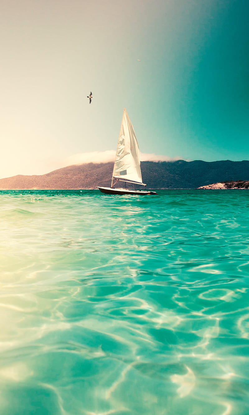 Boat , Tupac2x, beauty, blue, clean, maldive, natural, nature, new, sea, style, yacht, HD phone wallpaper