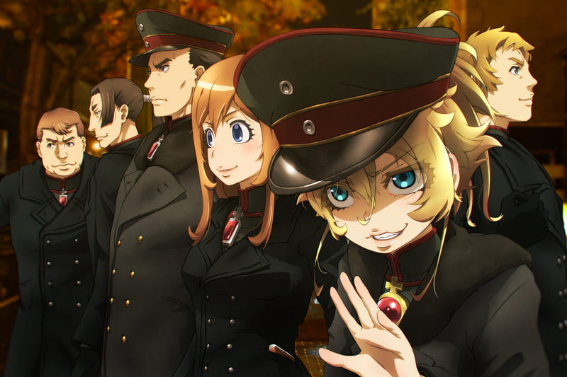 tanya degurechaff, military uniform, youjo senki, blonde, Anime, HD wallpaper