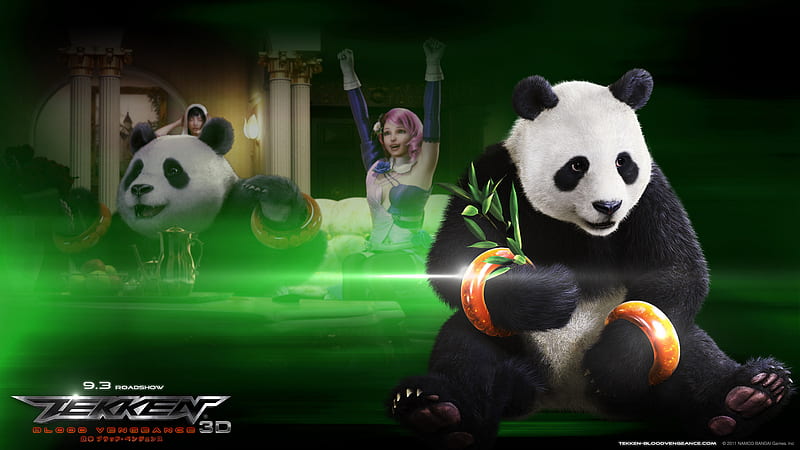 Tekken, Tekken: Blood Vengeance, Alisa Bosconovitch, Ling Xiaoyu, Panda (Tekken), HD wallpaper