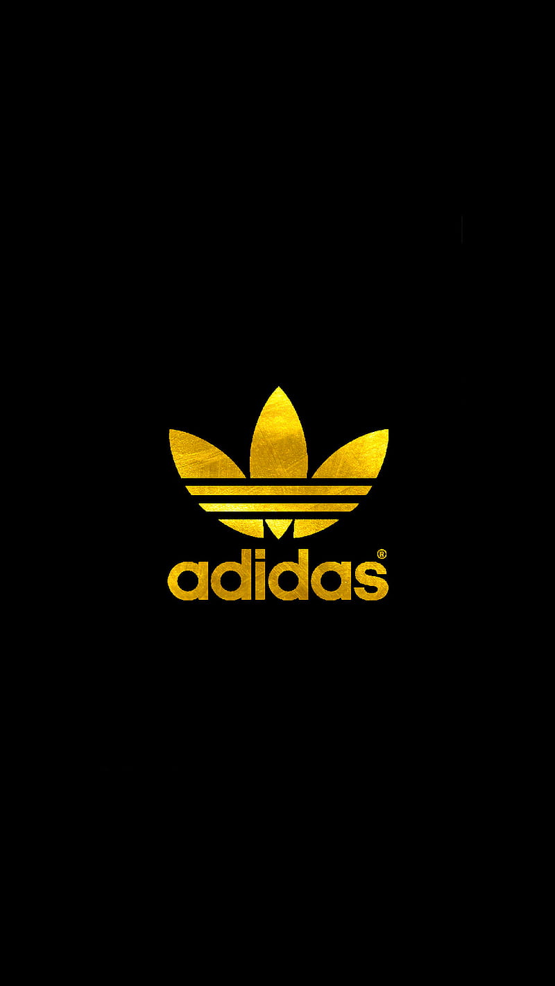 adidas, black, gold, power, run, sport, HD phone wallpaper