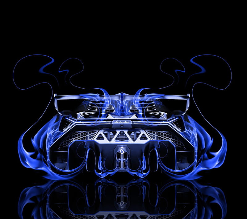 Blue Neon Car, HD wallpaper | Peakpx