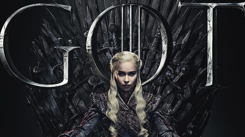 Daenerys Targaryen Game Of Thrones Season 8 Poster, daenerys-targaryen, game-of-thrones-season-8, game-of-thrones, tv-shows, HD wallpaper