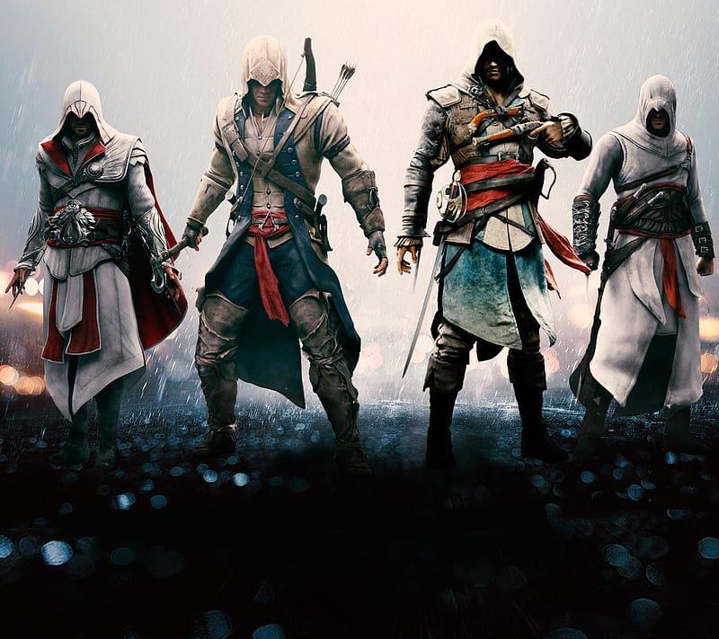Assassins Creed, altair, connor, edward, ezio, killer, HD wallpaper