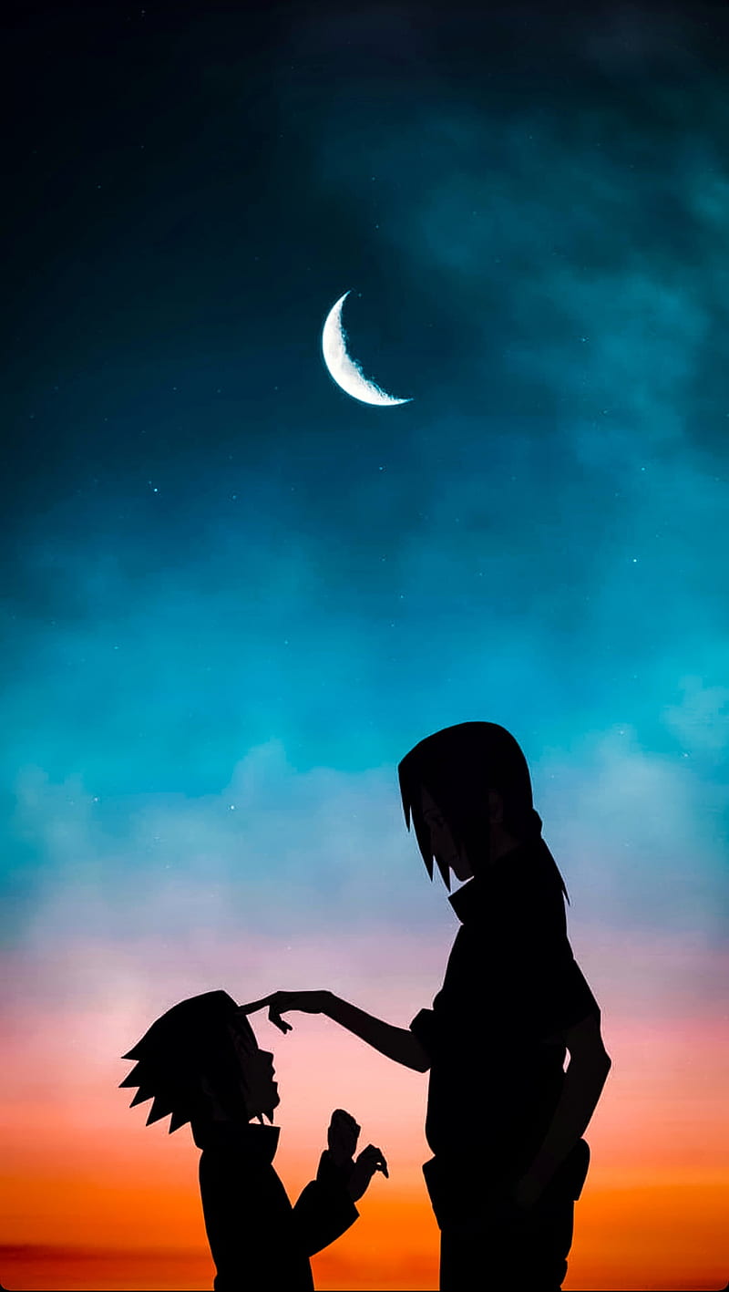 Sasuke and Itachi, atmosphere, sky, HD phone wallpaper