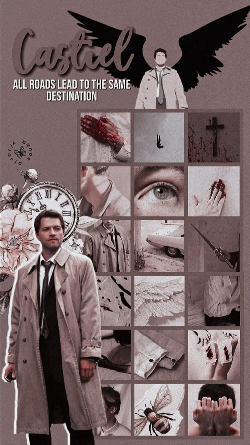 Supernatural Castiel, HD phone wallpaper