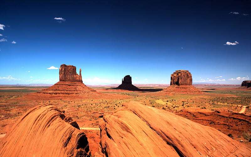Monument Valley-natural landscapes, HD wallpaper