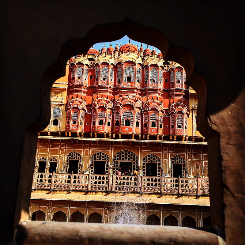 Hawa mahal, architecture, heritage, jaipur, monument, pink city, rajasthan, HD phone wallpaper