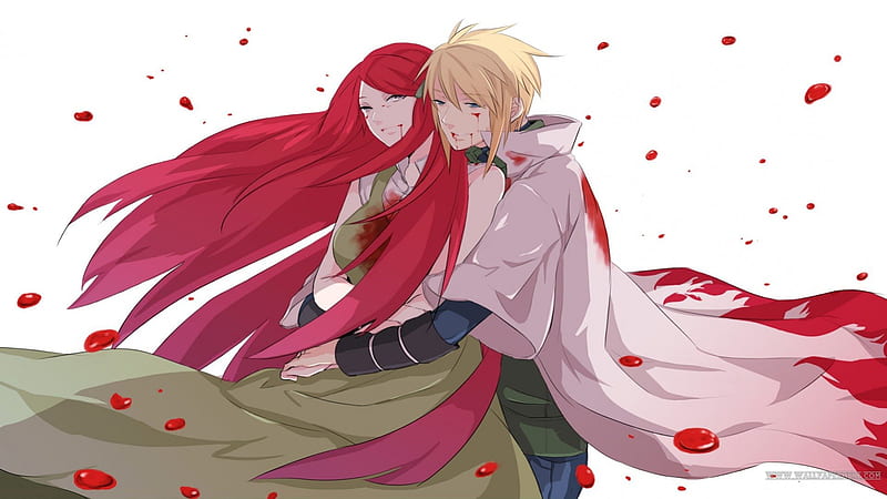 Namikaze Minato & Uzumaki Kushina, minato, naruto, namikaze, uzumaki, HD wallpaper