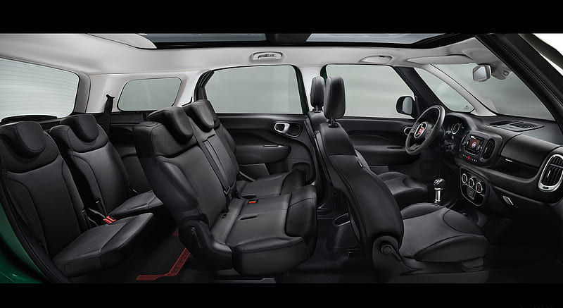 2014 Fiat 500L Living Three-Row Seating - Interior , car, HD wallpaper