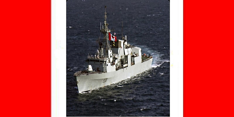 Salute to our Military--the HMCS Toronto on a Canadian Flag, MY FLAG, CANADIAN MILITARY, Salute, HMCS Toronto, HD wallpaper