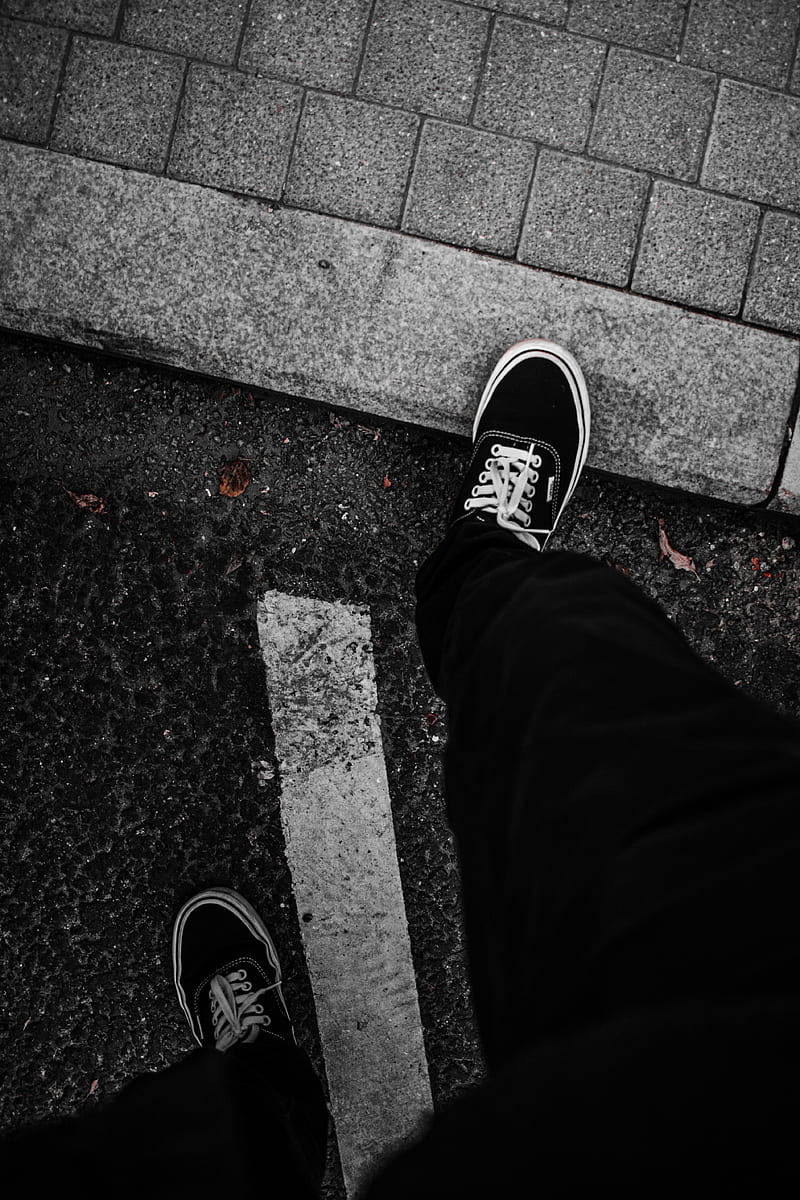 Legs, sneakers, man, asphalt, HD phone wallpaper | Peakpx