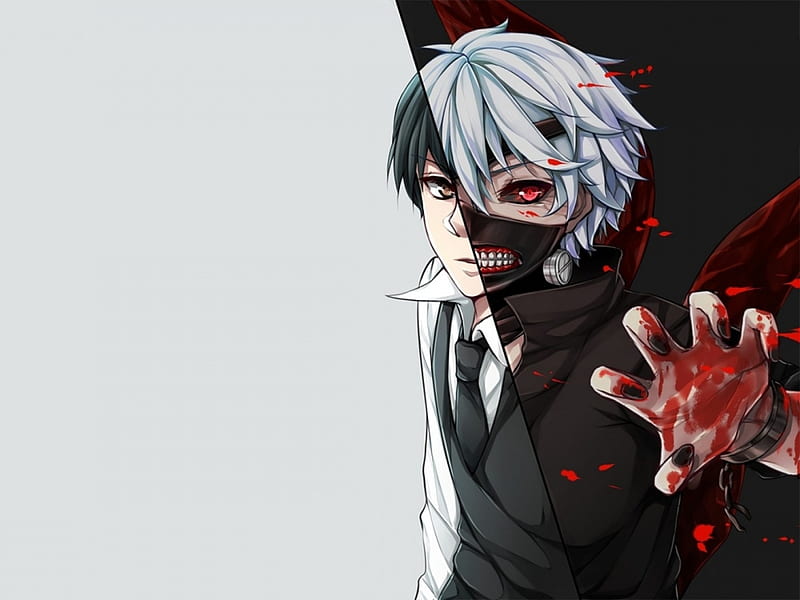 Ken Kaneki, ghost, ghoul, kaneki ken, tokyo ghoul, HD phone wallpaper