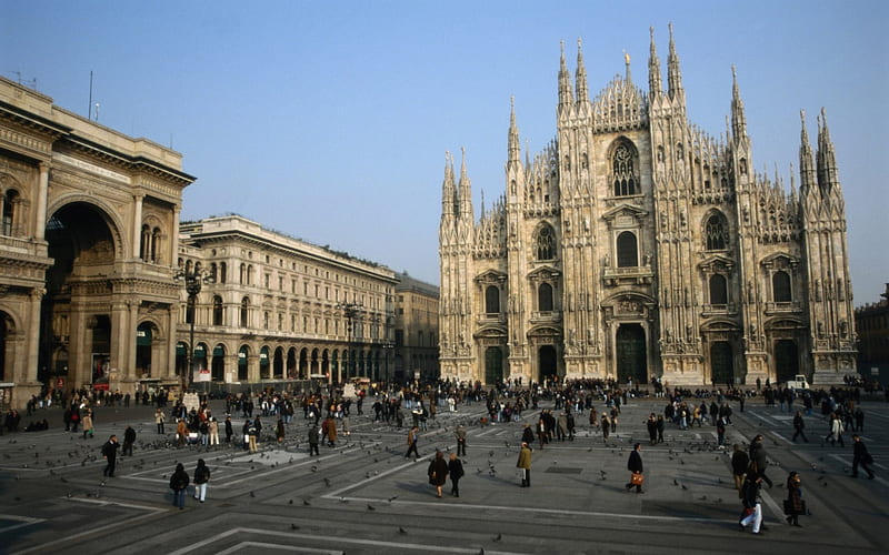 Duomo Cathedral, Milan, Italy, Duomo Cathedral, Italy, travel, Milan, Cathedral, HD wallpaper