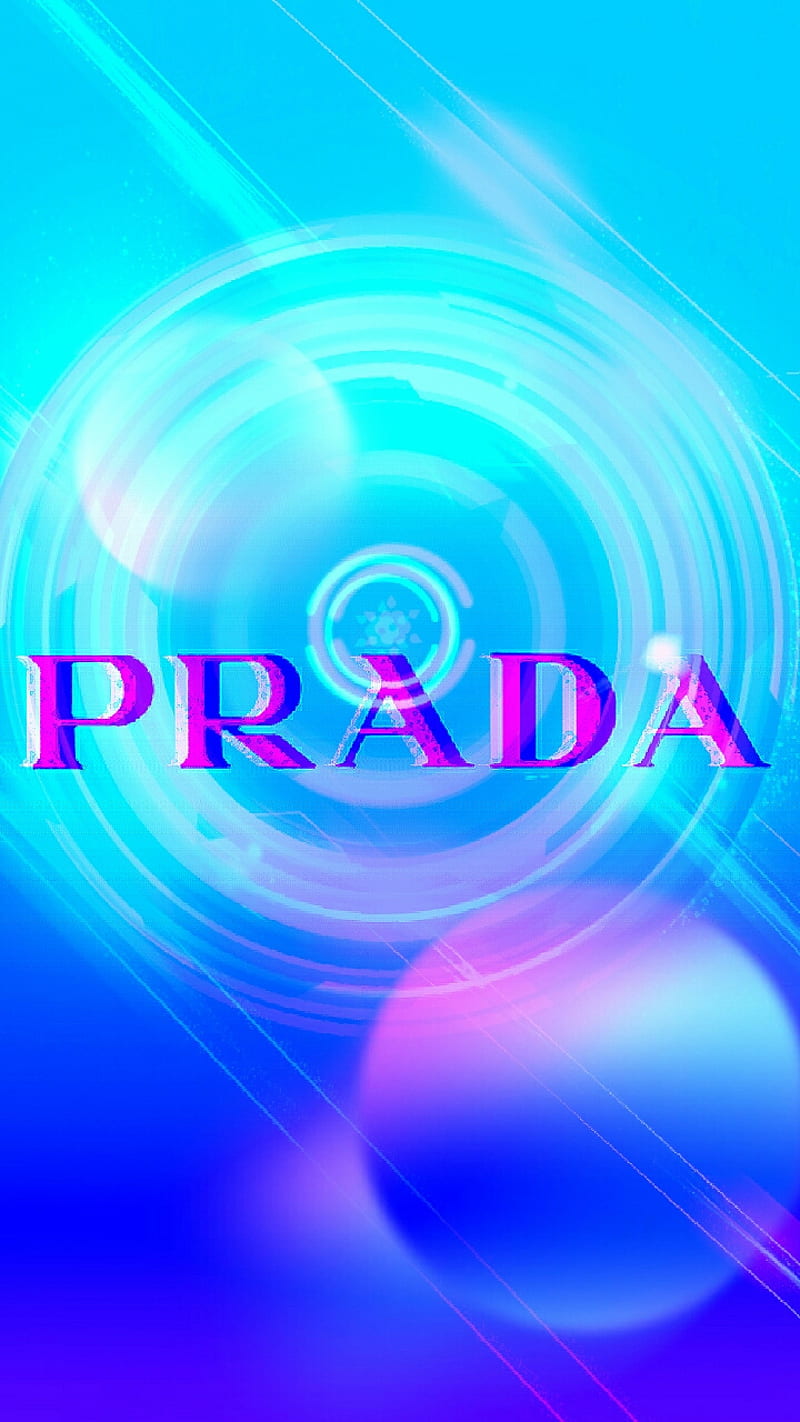 Prada blue, brands, designer, logo, HD phone wallpaper | Peakpx