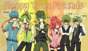 happy tree friends characters wallpaper