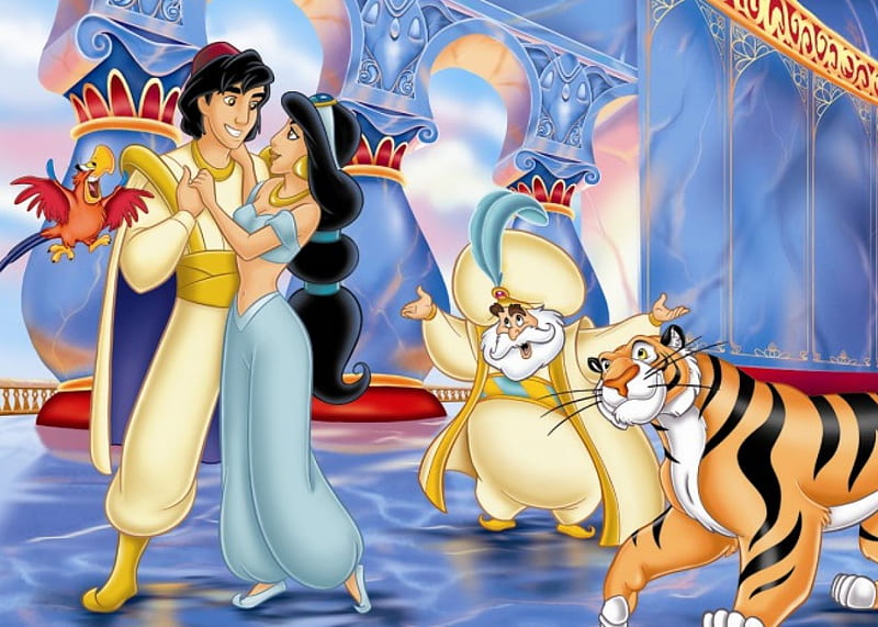 Aladdin, Princess, Disney, Cartoon, Movie, Jasmine, HD wallpaper | Peakpx