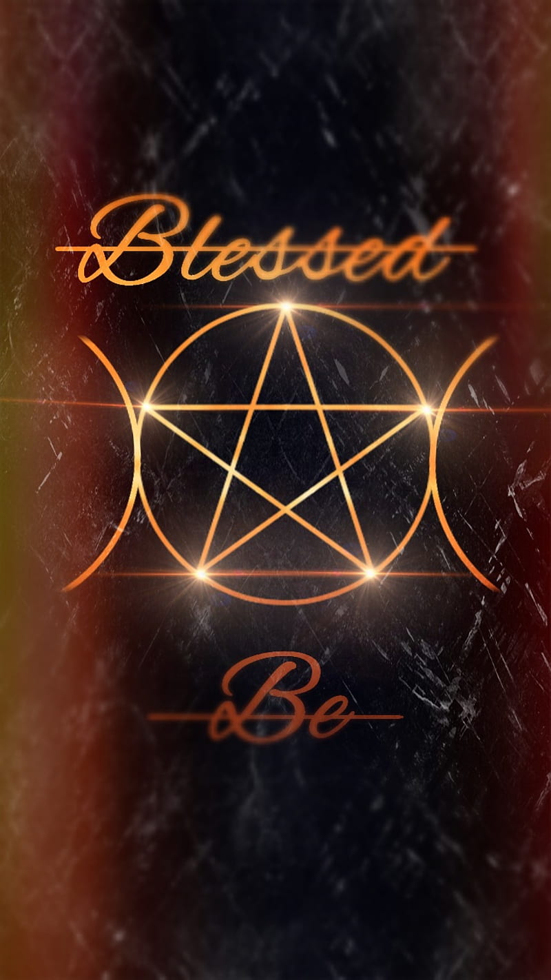 Blessed be, wiccan, wicca, HD phone wallpaper