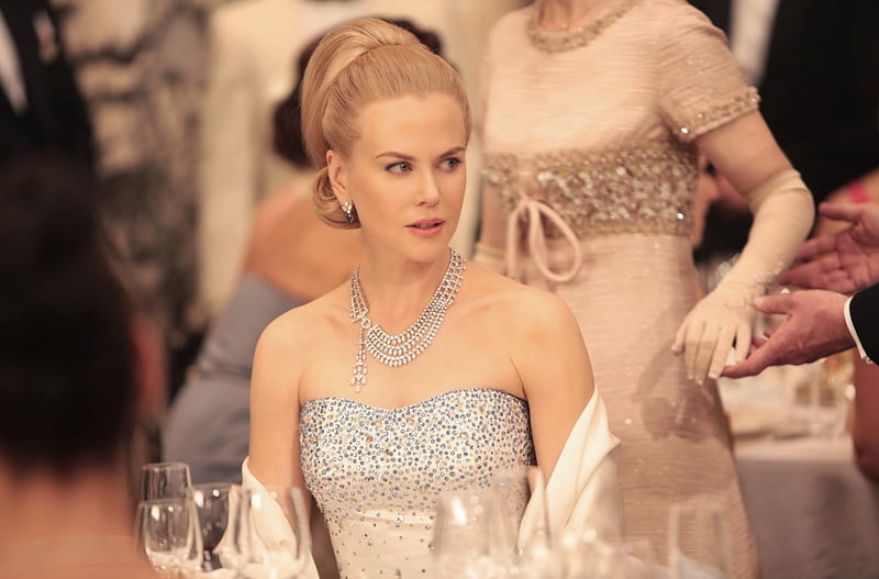 Grace of Monaco (2014), Nicole Kidman, Grace Kelly, movie, blonde, woman, Grace of Monaco, girl, actress, Princess of monaco, white, HD wallpaper