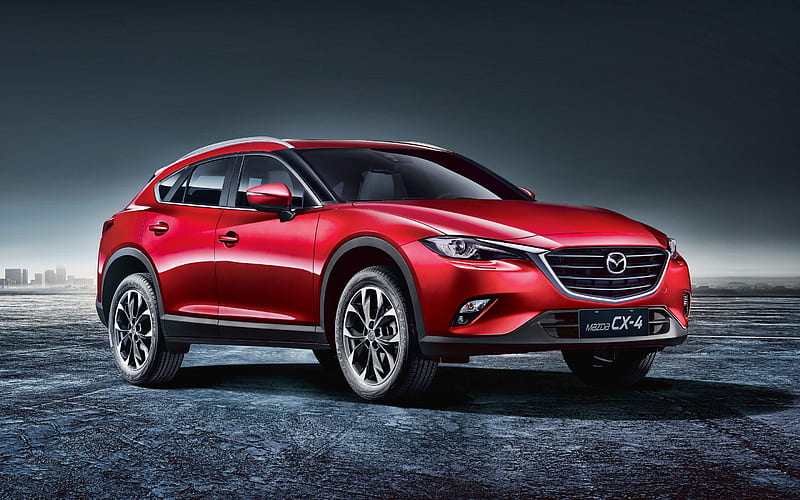  Mazda CX-4, 2020, vista frontal, crossover, exterior CX-4, nuevo CX-4 rojo, autos japoneses, Fondo de pantalla HD |  Picopx
