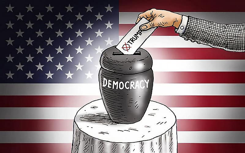 Vote Trump, Democracy, TRUMP, America, vote, dom, HD wallpaper