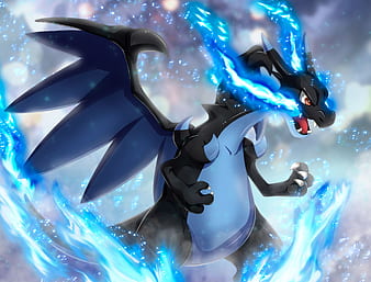 Anime Pokemon Red Pikachu Mega Charizard X 4K Wallpaper #272