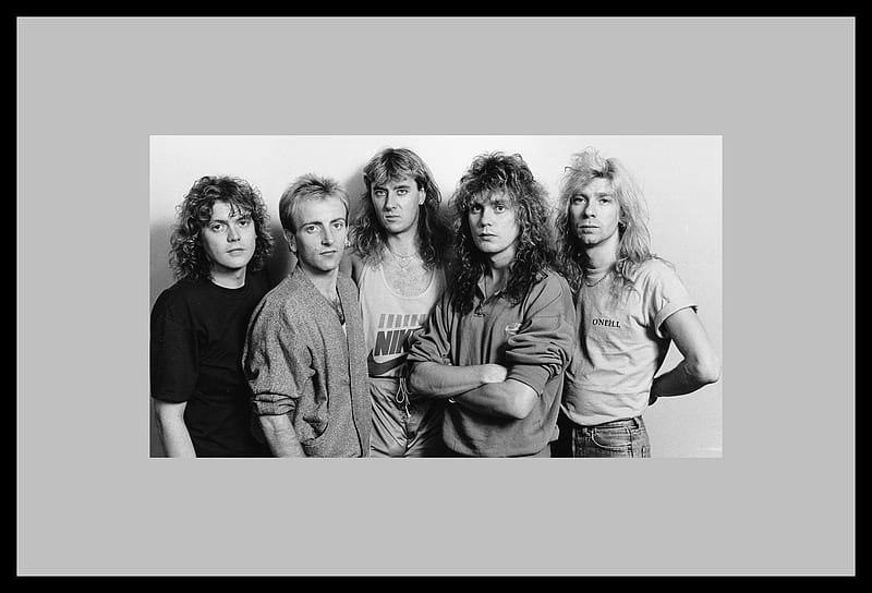 Def Leppard as they appeared 1987, Music, Band, Rock, Music History, HD wallpaper